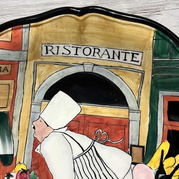 Certified International Betty Whiteaker Round Chef Bowl 13 inches - Picture 3 of 7